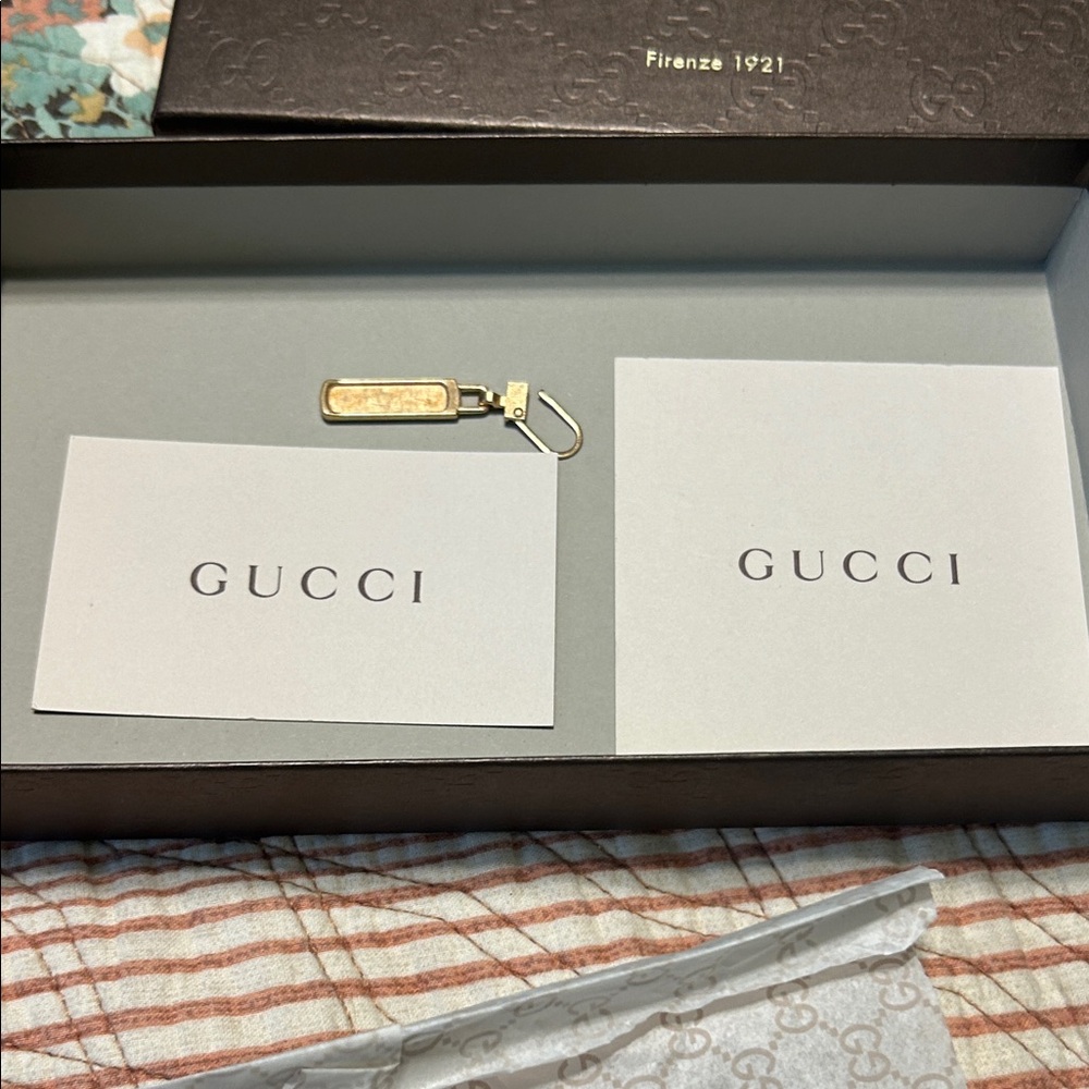 Gucci Tan and Brown GG Pattern Wallet